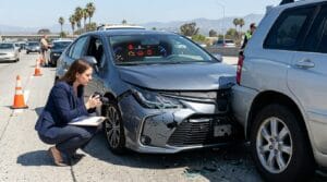 Automatic emergency braking accident claim involving modern vehicle safety technology