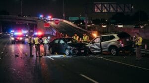 California wrong-way claim involving a freeway ramp crash and serious injury evidence